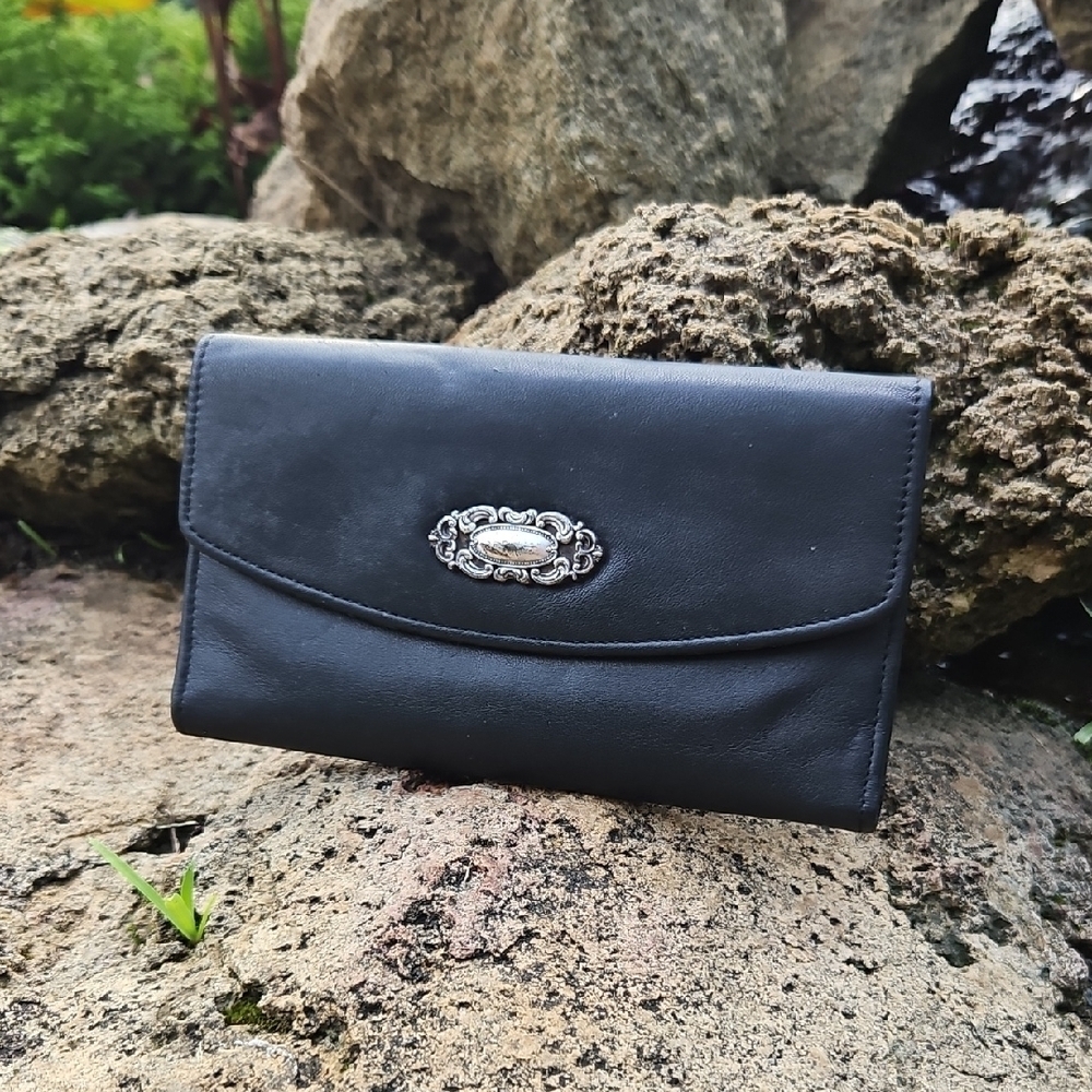 Fossil Black Snap Wallet